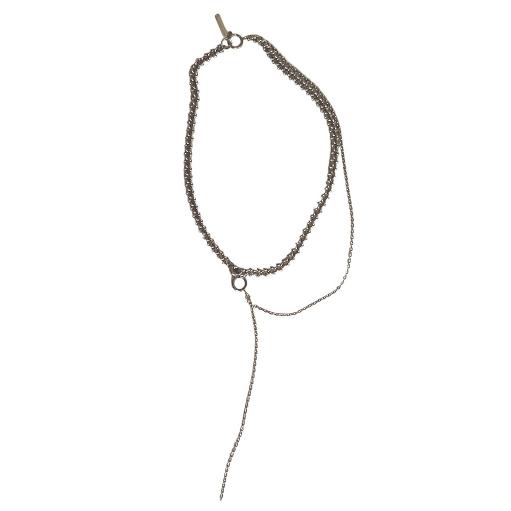 Justine Clenquet Silver Alan Necklace